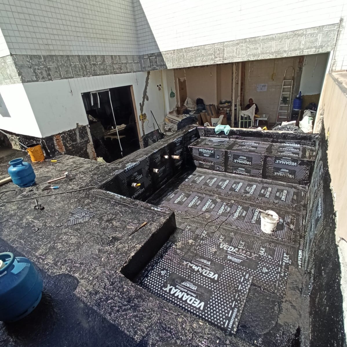 Impermeabilização de laje e piscina de cobertura 3