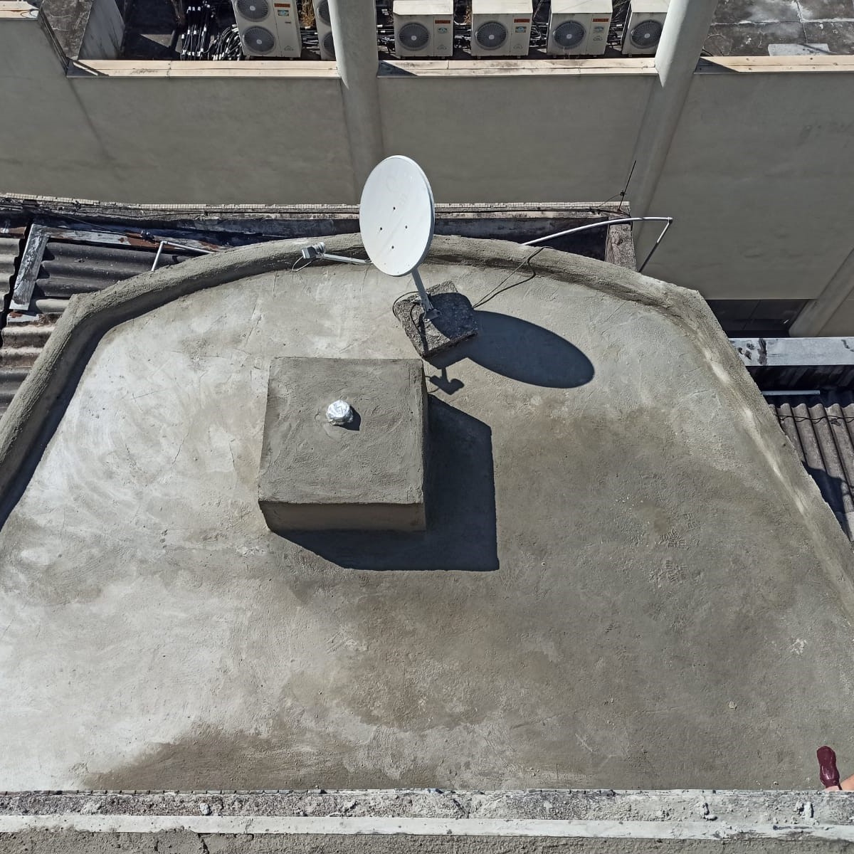 Impermeabilização laje cobertura - concluída