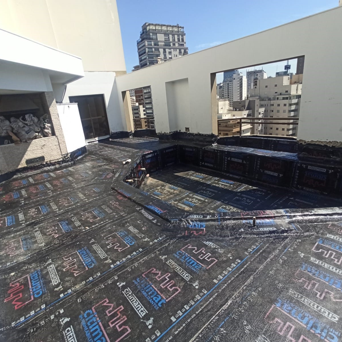 Impermeabilização laje e piscina cobertura - concluído 2